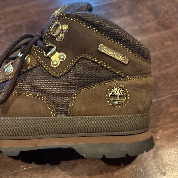 Timberland 6 inch Premium P & G Junior Boot #90934 Size 5 Brown Suede - Picture 2 of 9